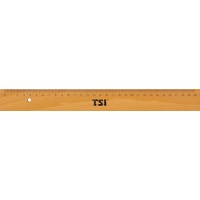 TSI Lineal 30 cm aus Holz, mit Metallkante, Art.Nr. 46230