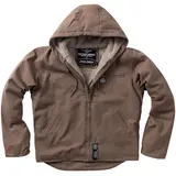 West Coast Choppers Lined Canvas Work Jacke - Frontier Brown - 2XL