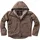 West Coast Choppers Lined Canvas Work Jacke - Frontier Brown - 2XL