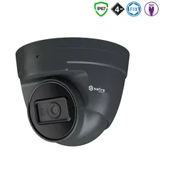 SAFIRE SMART 4MP IP Turret-Kamera Überwachungskamera Netzwerkkamera mit Fix-Objektiv, grau