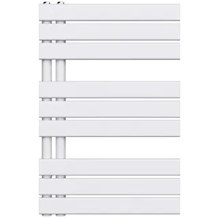 doporro Heizkörper Bad Handtuchheizkörper 76x50cm Handtuchtrockner Handtuchwärmer Seitenanschluss Weiß