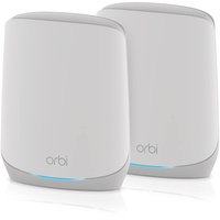 Netgear Orbi Wi-Fi 6, 760 Serie, AX5400, RBK762S, Router und Satellit Set, 2er-Bundle (RBK762S-100)