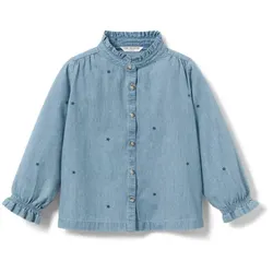 Tchibo - Kinder-Chambray-Bluse - Blau - Kinder - Gr.: 122/128 - blau - 122/128