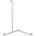 900 Duschhandlauf Edelstahl 1250 x 965 x 1185 mm verchromt
