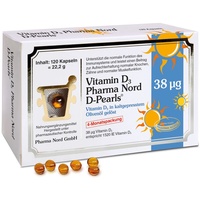 Pharma Nord Vertriebs GmbH Vitamin D3 D-Pearls 38 µg Kapseln 120 St.