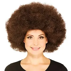 Perücke "Locken", dunkelbraun