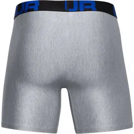 Under Armour Tech 6in 2 Pack, schnelltrocknende Boxershorts - academy - S