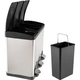 Hti-Living Jannik 45 l Silber Schwarz