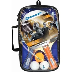 Tischtennis Set Hobby für 2 Spieler, 2 Schläger, 3 Bälle, Tasche