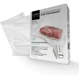 CASO Design CASO 8 Sterne Profi- Folienbeutel 25x35 cm / 50 Beutel, Vakuumierbeutel für alle Vakuumierer, sehr stark & reißfest ca. 150μm, Vakuumbeutel Lebensmittel Vakuumiergerät, Sous Vide, BPA-frei