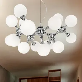 Ideal Lux Nodi 5x40W rund Chrom