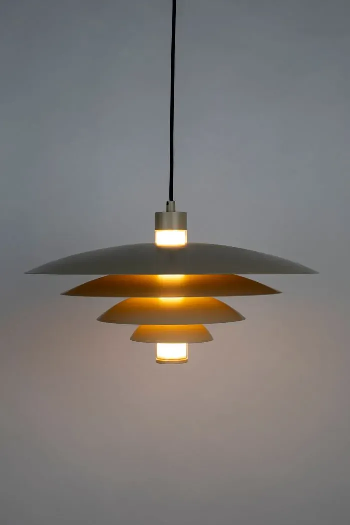Zuiver Pendelleuchte Cole Eisen Beige
