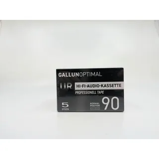 GALLUNOPTIMAL Audiokassette 90 min 5er Set