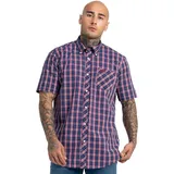Lonsdale Kurzarmhemd Rot/Weiß/Dunkelblau XXL
