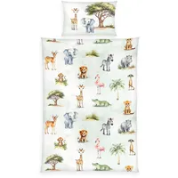 Herding babybest Bettwäsche Safari 100 x 135 cm,