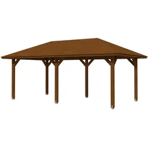 SKANHOLZ Orleans 1 3,74 x 6,56 m  nussbaum