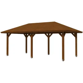 SKANHOLZ Orleans 1 3,74 x 6,56 m  nussbaum