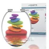 Schütte WC-Sitz Colorful Stones mit Absenkautomatik