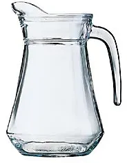 Wasserkanne Glas 1000 ml 51 x 201 mm Transparent 6 Stück