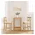 vidaXL Barhocker mit Kissen 2 Stk. Natur 4102549 Braun