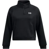 Under Armour Pro Halbreißverschluss-sweatshirt - Black / White - XL