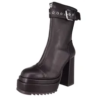 Buffalo Damen Elegante Stiefelette May W Zip Boot 1220063 Schwarz B... 38