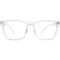 MAGIMODAC Blaulichtfilter Lesebrille groß Damen Herren Computerbrille Lesebrillen Sehhilfe Brille Computer-Lesebrillen mit/ohne Stärke (Transparent, 0.00)