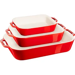 Staub Backformen rot 3 St.