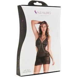 Unterwäsche-Set S Pleasures Schwarz (Einheitsgröße)