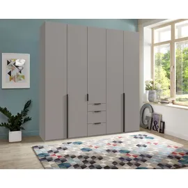 WIMEX Drehtürenschrank Mugano 225 x 236 x 58 cm Schwarz