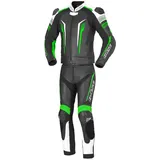 BÜSE Tormo Damen 2-Teiler Motorrad Lederkombi, schwarz-grün, Größe 36