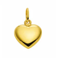 Herzkette ADELIA ́S "Halskette - Herzkette mit Anhänger Herz aus 585 Gold", gold, Halsketten, Damen, Gelbgold 585 Gold, Gelbgold 585, Gold, Herzkette, Schmuckset mit bis 45 cm stufenlos verstellbarer 925 Silber Halskette