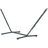 La Siesta Hängemattengestell, Schwarz, Metall, 90x95-115x270-310 cm, Gartenmöbel, Hängematten