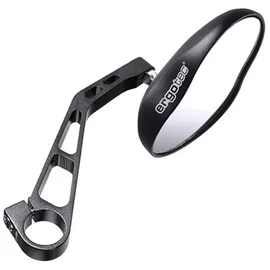 Ergotec M99 Fahrradspiegel Alu schwarz, Links-und Rechtsmontage, 360° drehbar