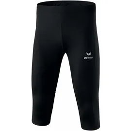 Erima Performance 3/4 Laufhose Kinder schwarz 164