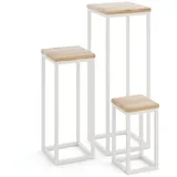 Lamo Pflanzenständer Set 30 x 50 x 70 cm Weiß