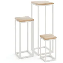 Lamo Pflanzenständer Set 30 x 50 x 70 cm Weiß