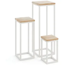 Lamo Pflanzenständer Set 30 x 50 x 70 cm Weiß