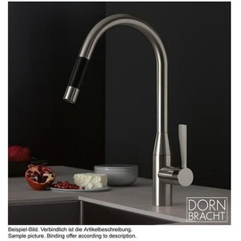 Dornbracht Sync Spültischarmatur, mit Brausefunktion schwenkbar, Ausladung 240mm, Chrom gebürstet