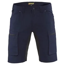 Stretch Service-Shorts "1449" - C46 - marine/schwarz