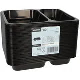 Starpak 50 STARPAK Einweg-Menüschalen 0,866 l