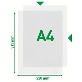 Leitz Sichthüllen 4000 Standard DIN A4 transparent genarbt 0,13 mm, 10 St.