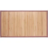 Relaxdays Bambusmatte Braun 80 x 45 cm