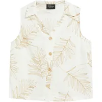 s.Oliver Blusentop Ärmellose Bluse beige 46