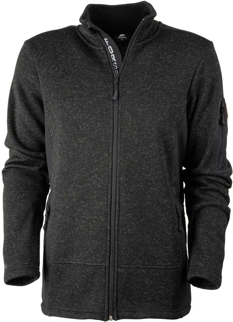 FORSBERG warme Strickfleece Jacke