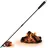 Relaxdays Schürhaken Eisen 91,5 cm Schwarz