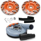 FANZTOOL Absaughaube für Winkelschleifer 125 mm 2 Stück