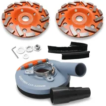 FANZTOOL Absaughaube für Winkelschleifer 125 mm 2 Stück
