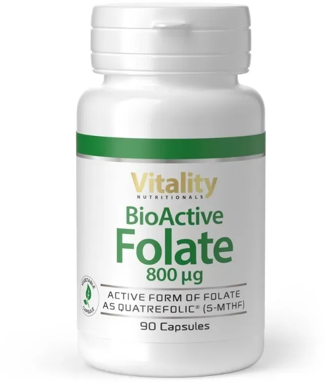 Folsäure 800 μg Bioaktiv - BioActive Folate Vitality Nutritionals 90 St