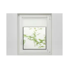 MYDECO Seitenzugrollo Klemmfix 75 x 160 cm weiß